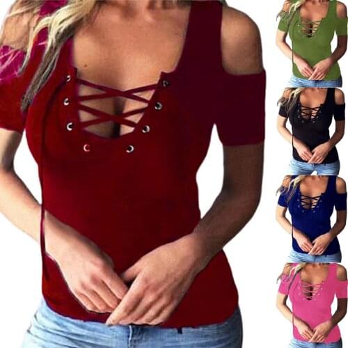 Off Shoulder Women Solid Print T Shirt Autumn 2021 Summer Sexy Hollow Out Tee Fashion Casual Plus Size Loose Tops S-5XL#23