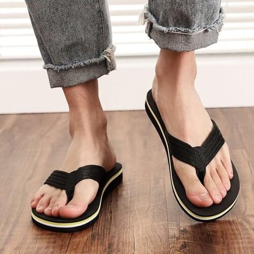 Flip Flops Men Indoor Slippers Summer Casual Shoes Non-slip Beach Sandalias Hombre Slides Men Chaussure Homme Big Size 40-45