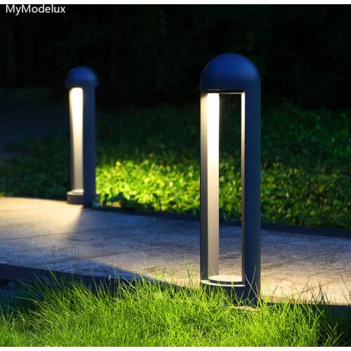 8W LED landscape lights Lawn Lamps outdoor lighting Waterproof aluminum garden decoration bollard light for yard street 220-240