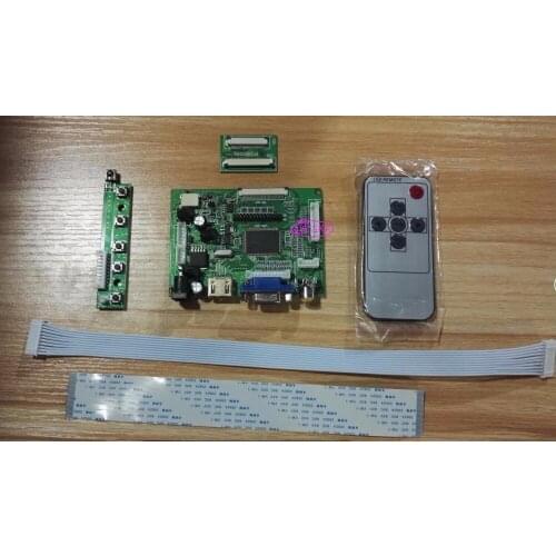 Universal HDMI VGA 2AV 50PIN TTL LVDS Controller Board Module Monitor Kit for Raspberry PI LCD AT070TN90 v.1 Panel freeship