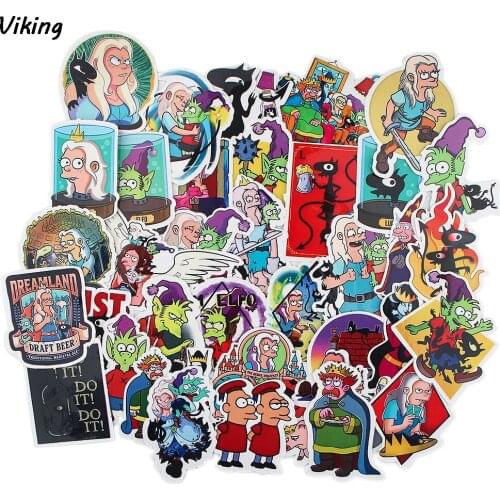G1248 36 Pcs/set Cartoon Stickers Waterproof Skateboard Motorcycle Guitar Luggage Laptop Bicycle Sticker Kids Toys Gifts