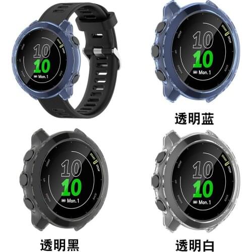 Protective Case For Garmin Forerunner 55 Watch Cover For Garmin Forerunner 158 Protector Case Soft TPU Bumper Smart Watch Shell