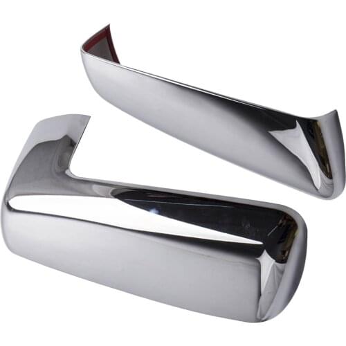 2 pcs Clip-On Replacement Mirror Covers for Chevy Silverado 1500 for GMC Sierra 1500 2019 2020 2021 Half Mirror Covers