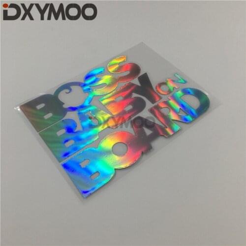 1 PCS Car Stickers and decals BOSS Baby on Board Auto Exterior Decoration Accessories Laser