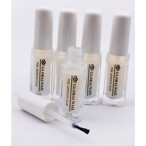 10ml Pro Nail Art Glue for Foil Sticker Nail Transfer Tips Adhesive Glue Transfer Image Printing Stamp Decoration