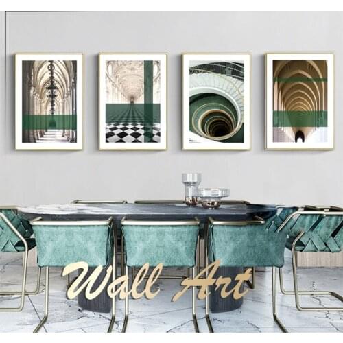 Diamond Painting Islamic Ancient Architecture Church Abstract Pictures Wall Decor Building Painting Modern Room Decoration