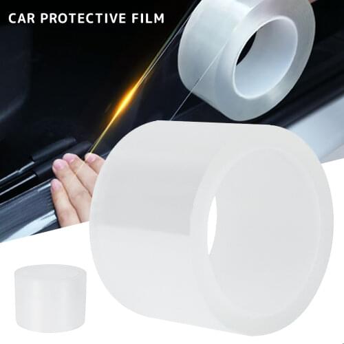 Universal Car Anti-collision Strip Nano Tape Scratchproof Car Threshold Transparent Film Door Edge Rim Protective Car Stickers