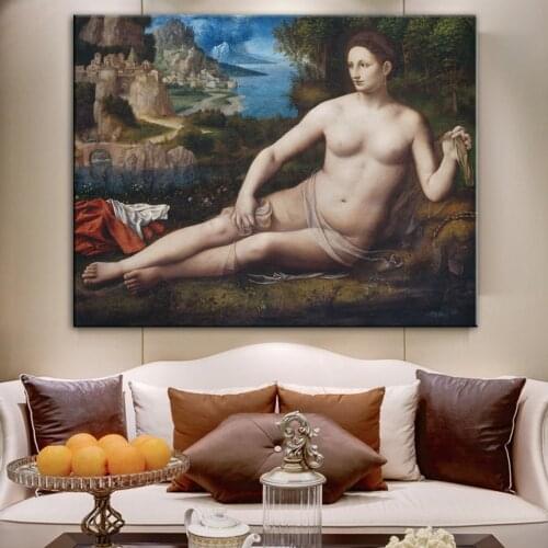 Bernardino Luini Famous Canvas Paintings On The Wall Posters And Prints Portrait Of Venus Wall Pictures For Living Room Cuadros