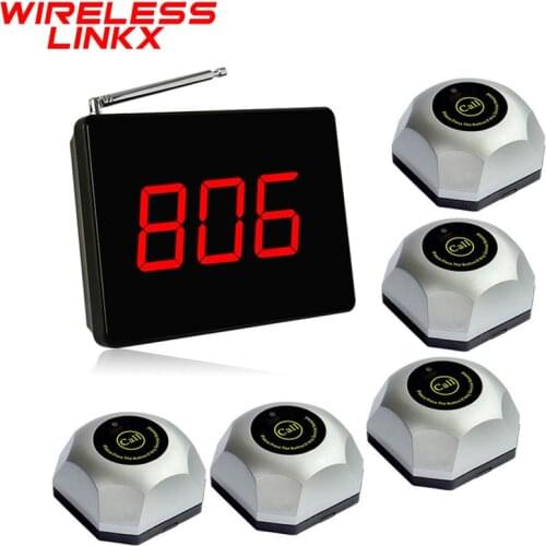 Wirelesslinkx Wireless Calling Buzzer Pager Bar Bank Coffee Shop Cafe Dessert Shop Clinic Hospital Restaurant Paging System