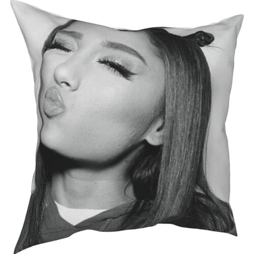 Ariana Grande decorative cushion cover sexy beauty cushion cover 45cm linen pillow residential culture