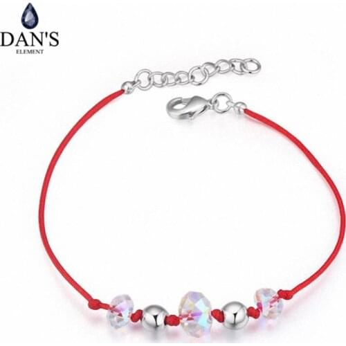 Dans Element Austrian Crystals jewelry White gold Color Fashion Bangle With Crystal Ball For Women new sale Vintage #113506