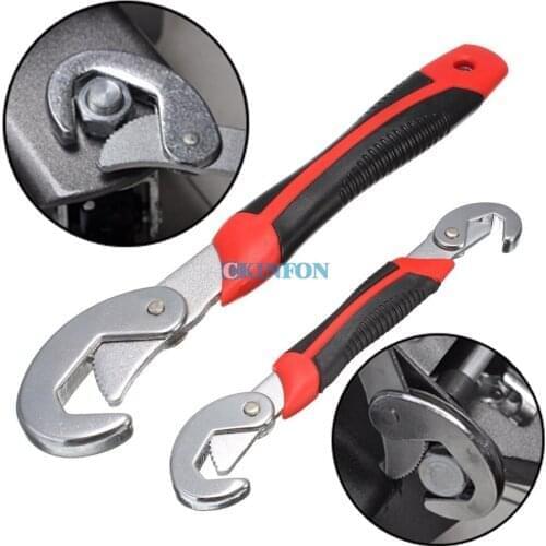 DHL 50Set 2Pcs/Set Universal Wrench Set Quick Grip Adjustable Wrench Tool Set Spanner Chrome Vanadium Steel Wrench