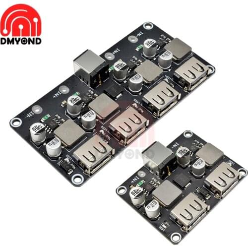 Dual USB Car Charger Adapter QC3.0 2.0 QC 2.0 3.0 Vehicle Board Charger Fast Charge DC 12V 24V Step-Down Buck Converter Module