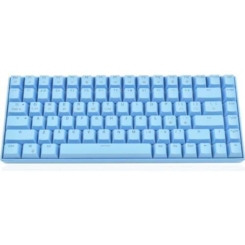 RGB/White Backlit Gaming Mini Mechanical Keyboard 84-Key Bluetooth/2.4G Wireless Hot Swappable Outemu Switch Keycaps Gamer