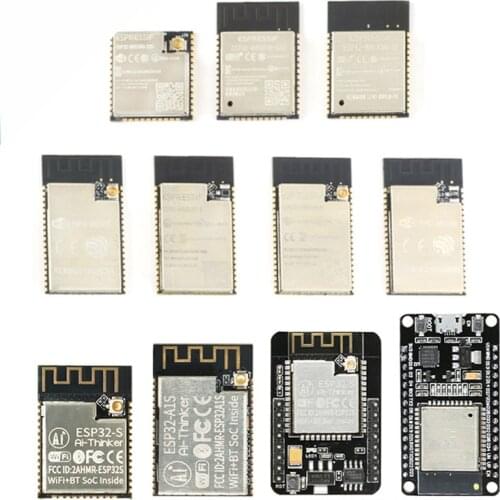 ESP ESP32 Module ESP32-WROOM ESP32-WROVER ESP32-CAM ESP-WROOM-32 ESP32-WROOM-32D-32U ESP32-WROVER-I -IB -B Wireless WiFi ESP32-S
