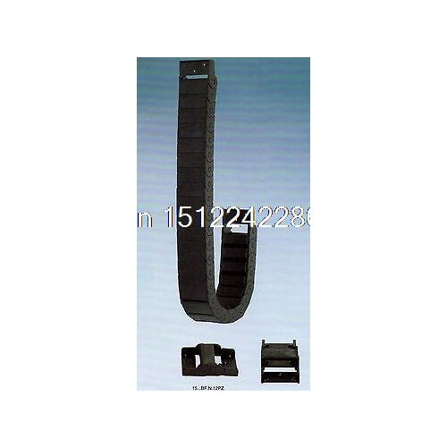 1000MM 15x40 mm Cable Drag Chain Radius 48mm Wire Carrier End Connectors Include