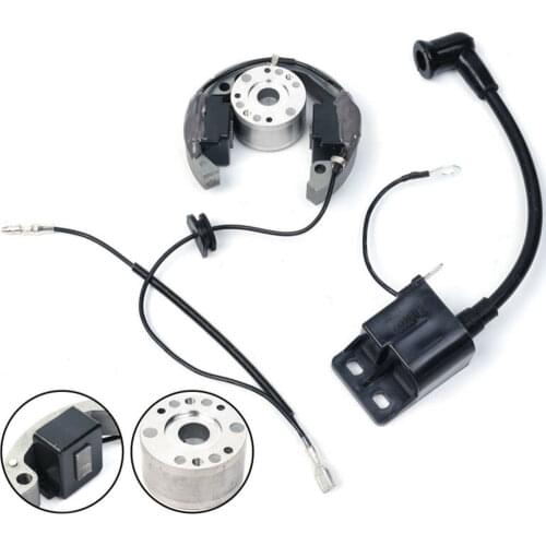 Motorcycle Ignition Coil Rotor Stator Flywheel Kit for 50 SX LC SR JR Pro Junior Mini Adventure Senior