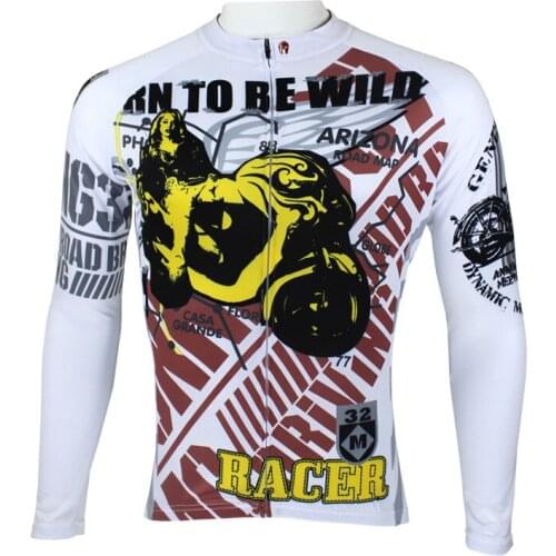New Motorcycle Designed Long Sleeved Cycling Jersey Spring and Summer MTB bike jerseys for mens