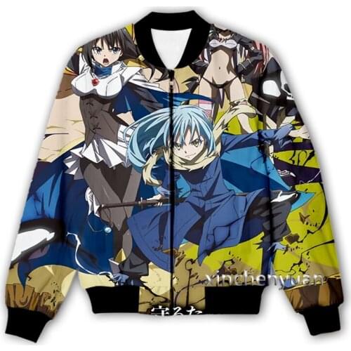 Xinchenyuan New Men/Women 3D Printed Anime That Time I Got Reincarnated as a Slime Casual Jacket Fashion Streetwear Jacket Q19