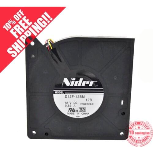 NEW NIDEC D12F-12BM turbine Blower 12V 0.83A cooling fan