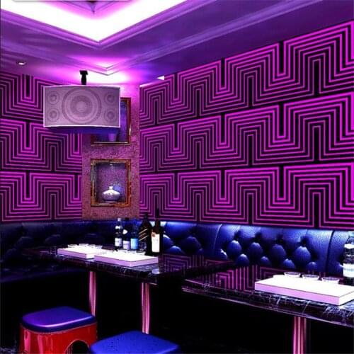 Ktv wallpaper karaoke hall flash papel de parede reflective special bar box corridor aisle background wall living room wallpaper