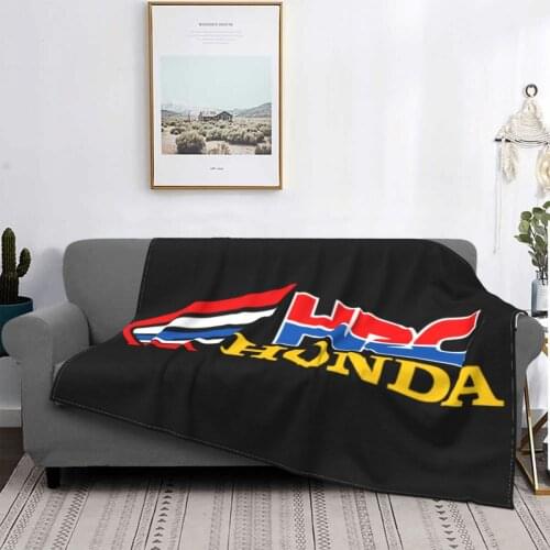 Hrc Honda Racing 923 Blanket Bedspread Bed Plaid Blanket 240X220 Sheets Coral 150 Take