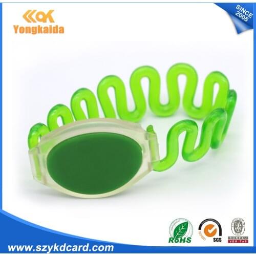 500pcs Wholesale Hot sale i code 2 RFID wristwatch i code sli rfid wristband