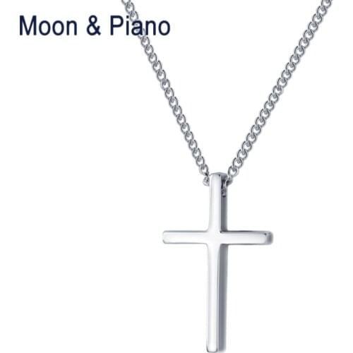 925 Silver Cross Necklace cross Chain Fashion Jewelry Trendy Birthday Gift For Girlfriends Lovely Pendant Design For Women