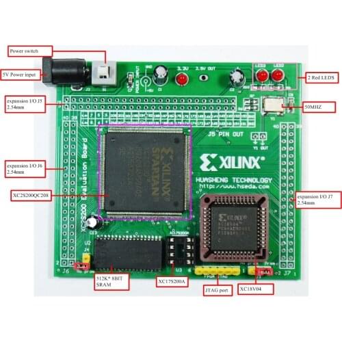 XILINX spartan2 XC2S200 FPGA board