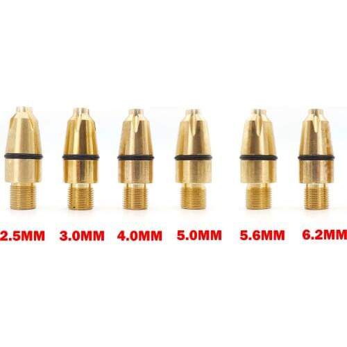 Gelcoat Spray Gun Nozzle 2.5/3.0/4.0/5.0/5.6/6.2MM Nozzles for ES-100 and ES-200 Spare nozzles for Model 100 and 200 spray guns