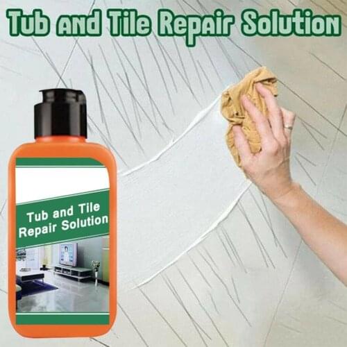 100ml Bathtub Tile Tub And Tile Refinishing Spray Repair Renew Sink Ceramic Porcelain Refinishing Spray Repair