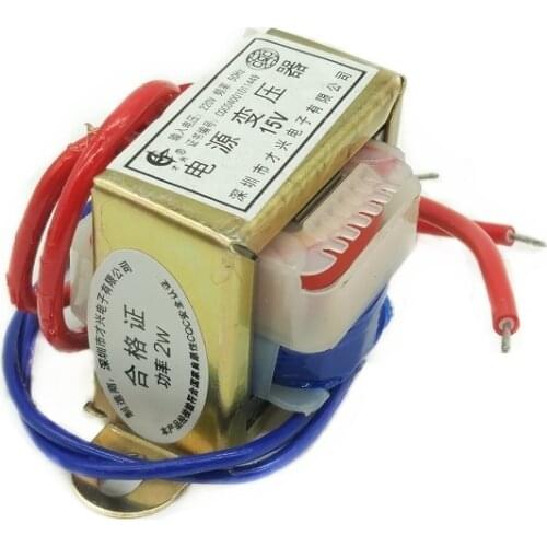 EI35*15 power transformer DB-2VA 2W 220V to 15V AC AC15V 0.13A 133mA