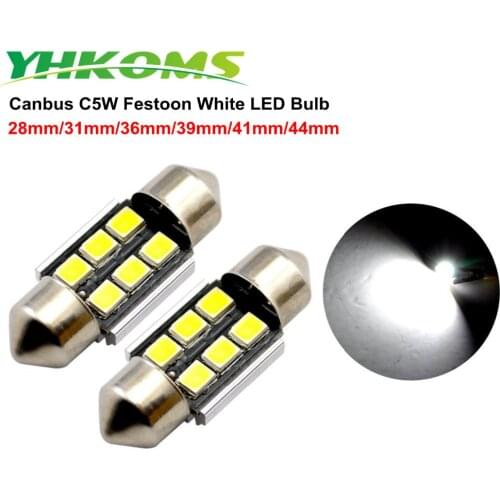 Светодиодные LED лампы C5W (SV8.5-8) YHKOMS China At AliExpress