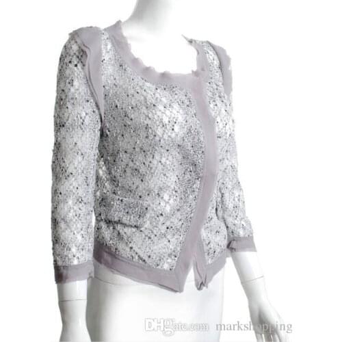 2020 summer autumn women lace crochet hollow out sext paillette cape chiffon ruffles cardigan short jacket sunscreen coats