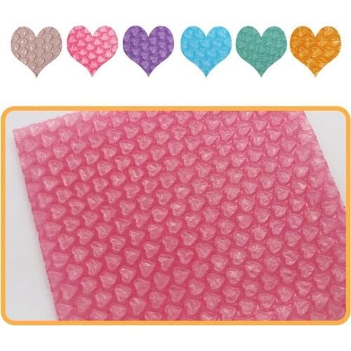 10Pc 10*10cm Heart-Shaped Bubble Bag Inflatable Foam For Packing Gift Seal Lined Magazine Wrap Padded For Book Mailers Bags F2H8