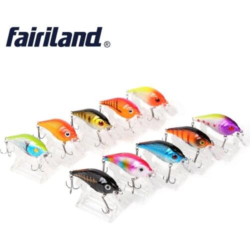 10pcs 11g/0.39oz 6cm/2.4in Minnow Rattle Sound Wobbler Hard Artificial Bait Bass Floating Fishing Lure Jerkbaits Minnows