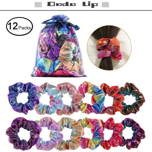 12 Pcs/Lot Scrunchies pack Matel color mixed wholesale scrunchies pack scrunchies for Hair tie vsco girl thing SALE dropshipping