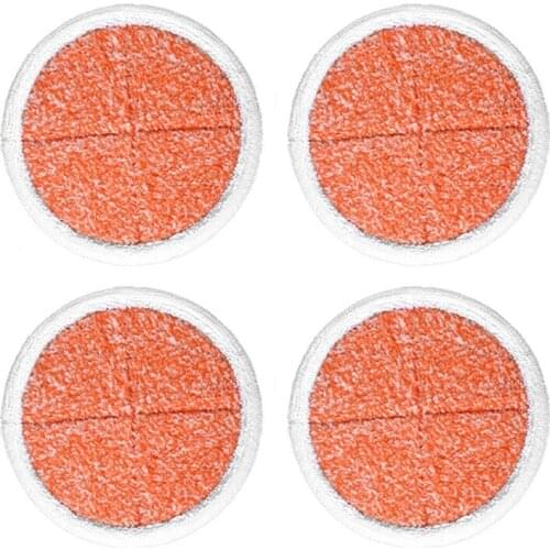 4 Packs Heavy Scrub Mop Pads Replacement For Bissell Spinwave 2039A 2124 Powered Hard Floor Mop