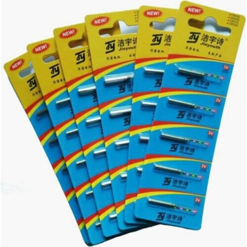 5pcs CR425 Fishing Float Battery Fishing Battery Night Fishing Battery Lithium Pin Cells Fishing Accessories Sports