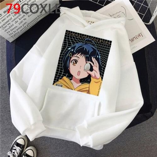 Wonder Egg Priority hoodies female Korea hip hop printed grunge women hoody y2k aesthetic printed