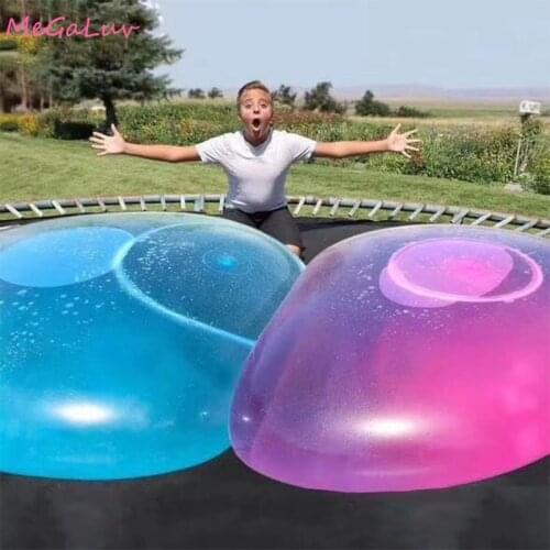 Baby Bubble Balls Outdoor Soft Squishys Air Water Filled Bubble Ball Blow Up Balloon Fun Party Game for Kids Beach Ball Toy