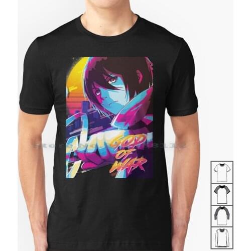 Noragami - Yato God Of War T Shirt 100% Cotton Stray God 80s Retro Anime 80s Japanese Manga Noragami Anime Yato Noragami Creativ