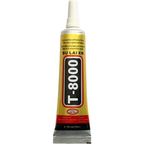 T8000 15ml Sealant Multipurpose Adhesive Rhinestone Jewelry DIY Phone Screen Glass Repair Epoxy Resin Super Liquid Glue Nail Gel