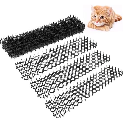 Scat Mat Anti-Cat Mat Flat Prickle Strip Dig Stopper Animal Prickle Mat Keep Cat Away Digging Climbing Safe Garden Prickle Strip