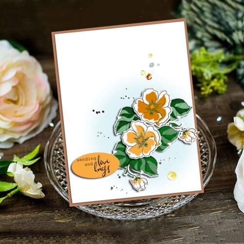 Flower Stamp and Die Sets Clear Stamps for Card Making Scrapbooking Album Decoration New 2021