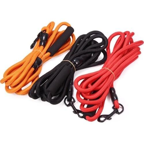 Dog Leash Pet Extended Nylon Outdoor Climbing Rope Dog Tracking Training Leash Pets Accessories Travel Car Supplies 3M/5M/10M