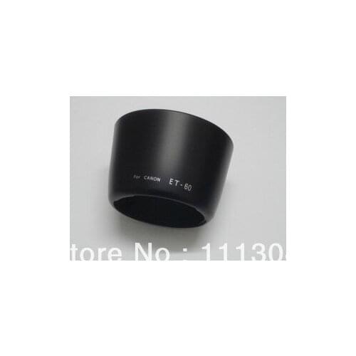 Tracking number 10pcs/lot Lens Hood bayonet hood ET 60 ET-60 Lens Hood For Canon 55-250 EF75-300III
