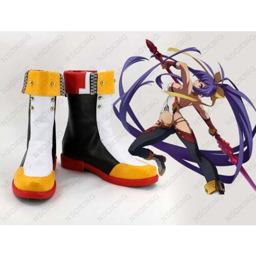 New BlazBlue Cosplay Shoes MAI NATSUME Anime Boots Tailor Made