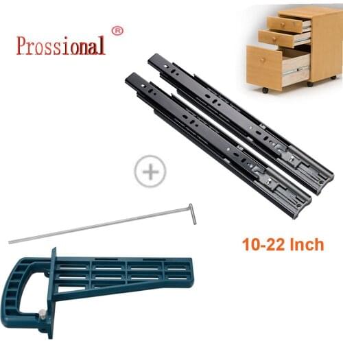 New Universal Magnetic Drawer Slide Jig Set Mounting Tool For Cabinet Furniture Extension Cupboard Hardware+Drawer slide