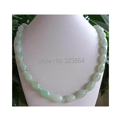 Certified Charming 100% Natural Grade A A Jadeite Bead Necklace